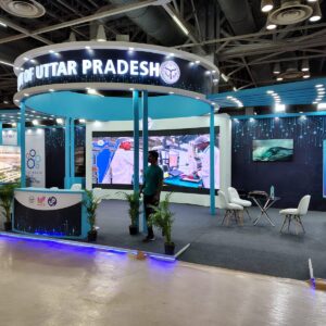 Premium exhibition stall for product showcase Best Exhibition Stall Designer Company